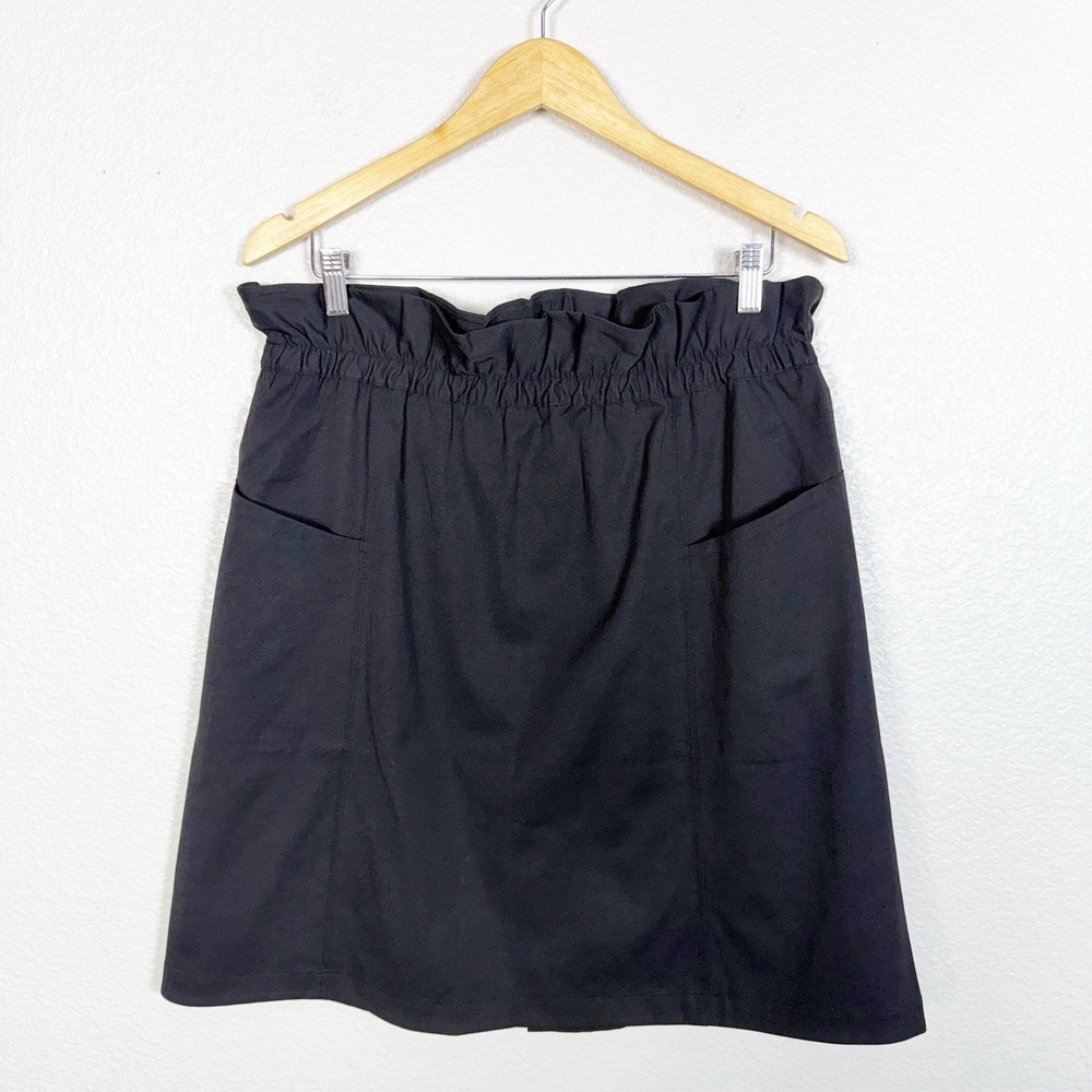 Lululemon Trip Taker Skirt Size 12 Womens Travel Active Black A-Line Knee-Length